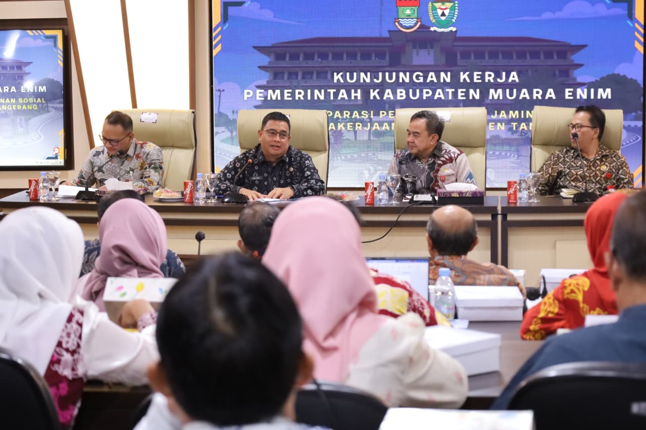 Pemkab Tangerang terima kunjungan kerja Pemkab Muara Enim.