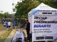 Stand MKS Sport Quiz di liga Desa Sepak Bola Cikupa.