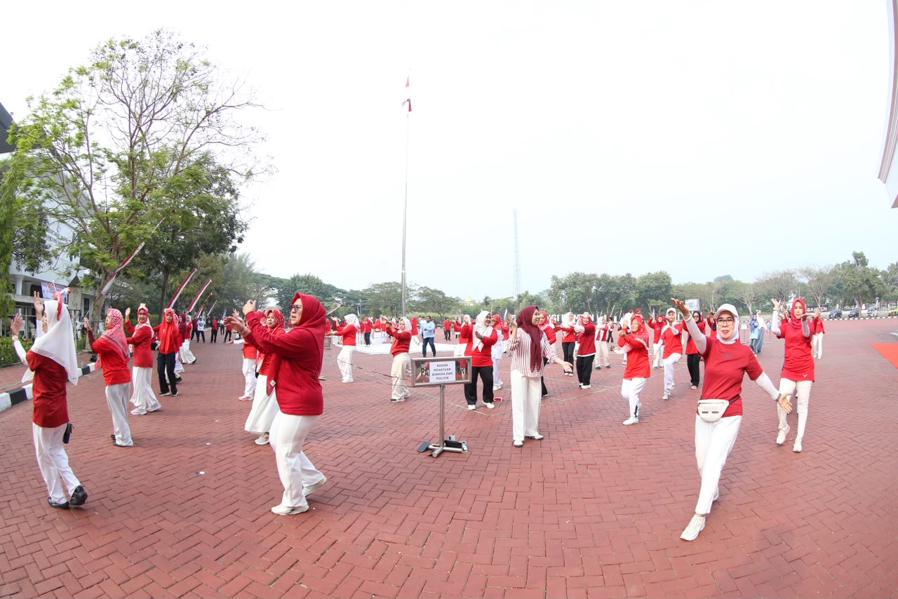 Semarak HUT RI ke-81 di Setda Banten.