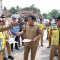 Bupati Maesyal dan Kepala DBMSDA Iwan Firmansyah bersama jajarannya saat meninjau Rekonstruksi Jalan Cangkudu–Cisoka.