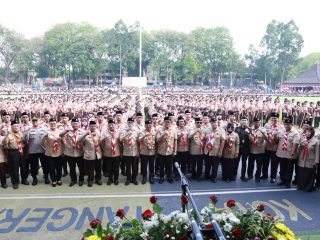 Diikuti 5.000 Anggota, Apel Hari Pramuka ke-65 di Kota Tangerang Berlangsung Meriah