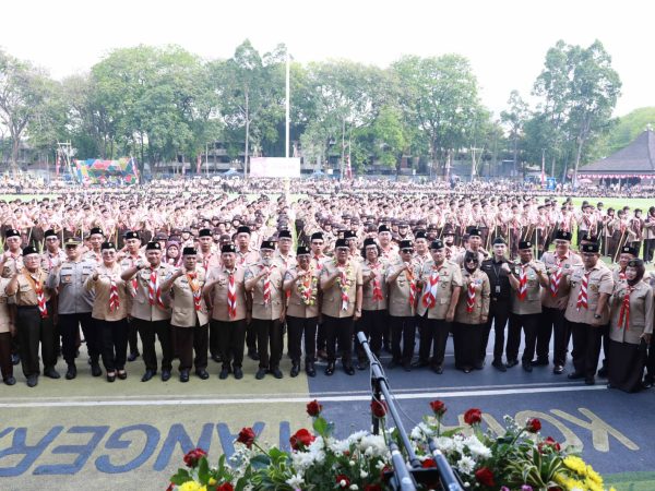 Diikuti 5.000 Anggota, Apel Hari Pramuka ke-65 di Kota Tangerang Berlangsung Meriah