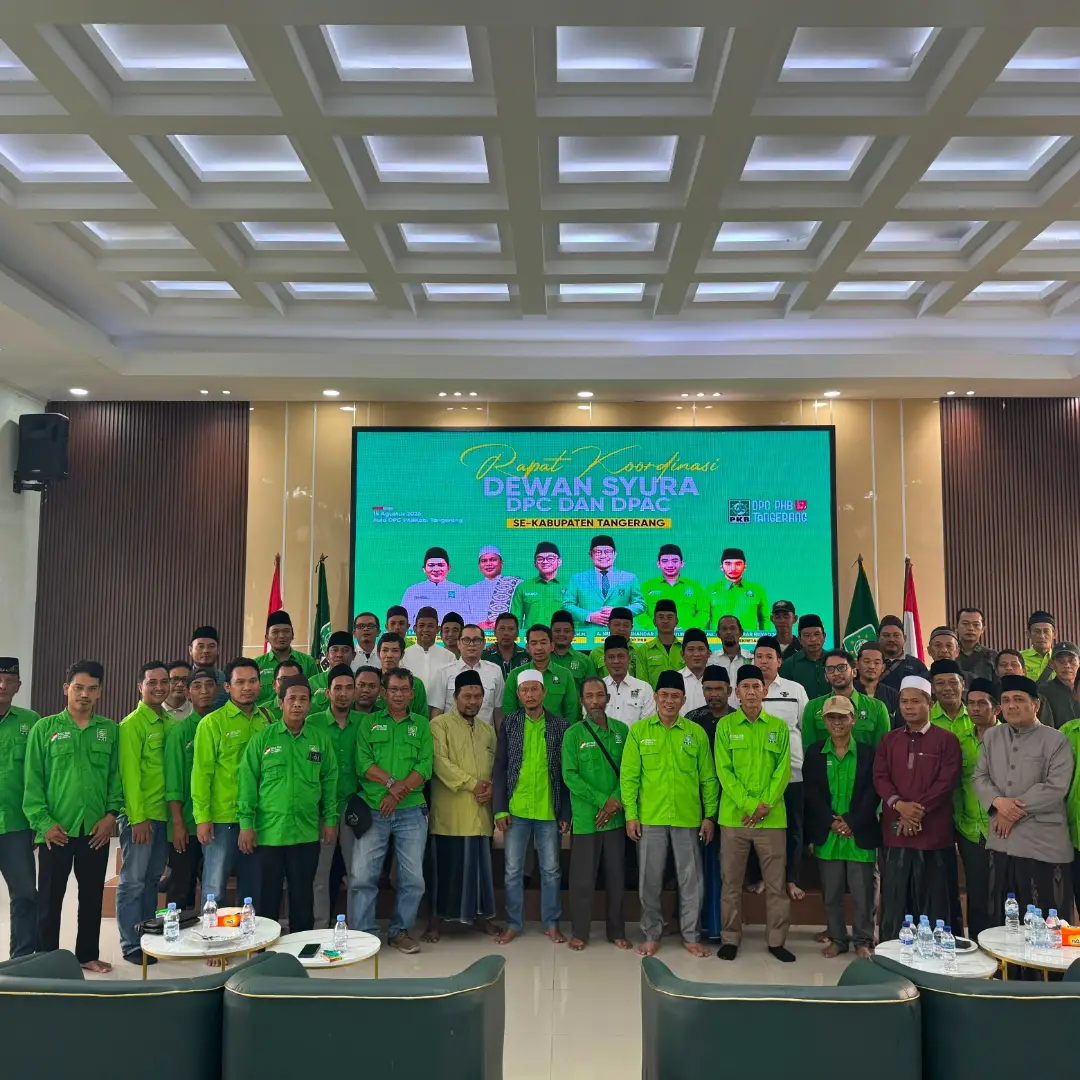 Kegiatan Rakor Syura PKB Kabupaten Tangerang.
