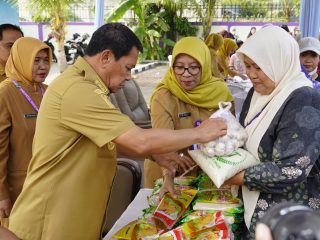 Disperindag Kabupaten Tangerang Gelar Warteksi di Panongan, Harga Pangan Bersubsidi