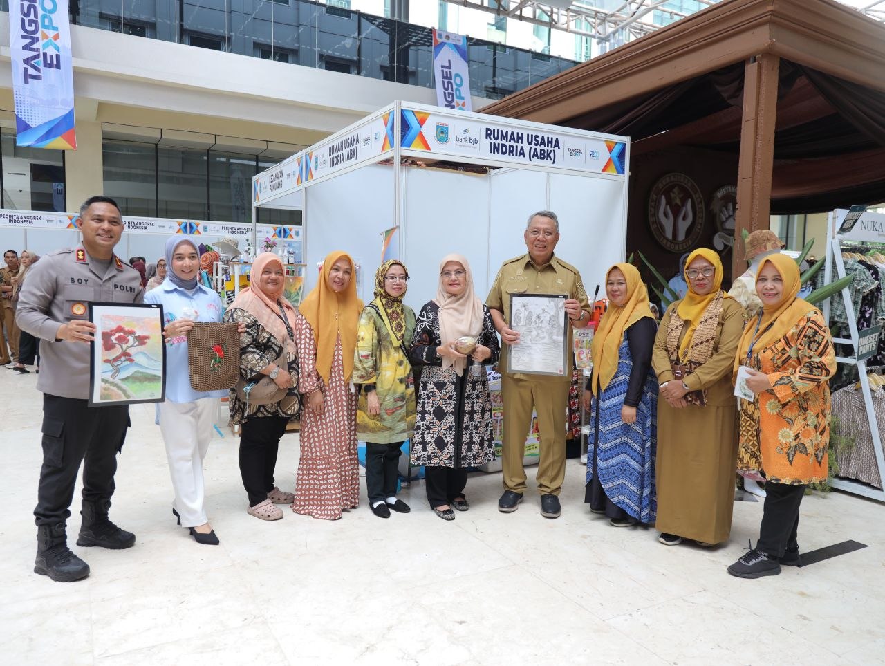 Wali Kota Benyamin di kegiatan Tangsel Expo 2026.