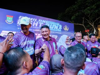 Gemilang Korpri Night Run 2026, Sekda Banten Ajak ASN Hidup Sehat dan Peduli Sesama