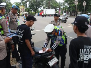 Operasi Patuh Maung Dimulai, Polresta Tangerang Tindak Pelanggar Lalu Lintas